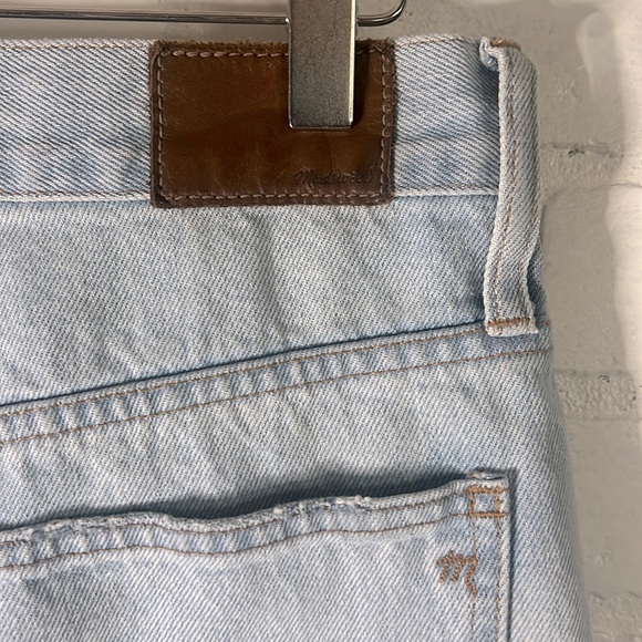 Madewell Classic Straight Full-Length Jeans Fitzgerald Wash Size 29 - Picture 12 of 17